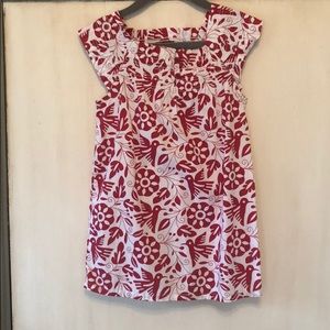 Little Girl’s dress red and white 2T